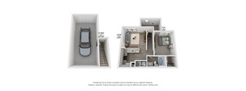 Emerson at Leander 3D Floor Plan A1 Z