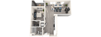 Park on First A1.3 3D floor plan