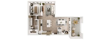 Lenox Cooper Floor Plan A1 Alt2