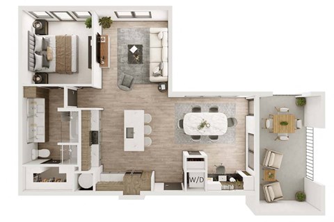 Lenox Cooper Floor Plan A1 Alt2