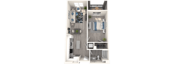 Park on First A1m 3D floor plan