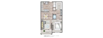 Aspire at Live Oak Apartments Dream Floor Plan