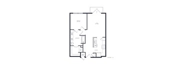 The Storey Apartment Homes A2 2D Floor Plan