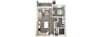 Solace Apartments A2 Floor Plan