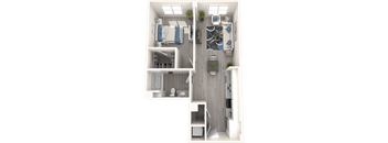 Park on First A3m 3D floor plan