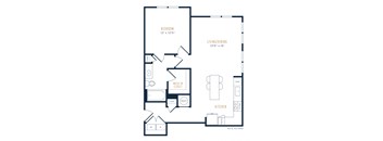 Allora Cinco Ranch Apartments A3 2D Floor Plan