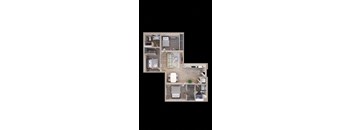 Adara at SeaTac Apartments C9 3D Floor Plan