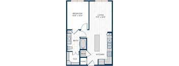 Aura Thirty2 Apartments A3.1 Floor Plan