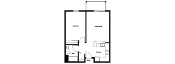 Collins Circle Apartments 2D Floor Plan - A3