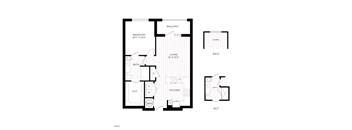 Aura 3Twenty Apartments A4 2D Floor Plan
