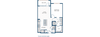 Aura Thirty2 A5 Affordable Unit Floor Plan
