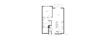 The Storey Apartment Homes A5 2D Floor Plan