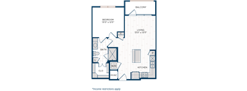 Aura Thirty2 A6 Affordable Unit Floor Plan