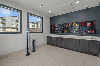 Bike and Ski repair room