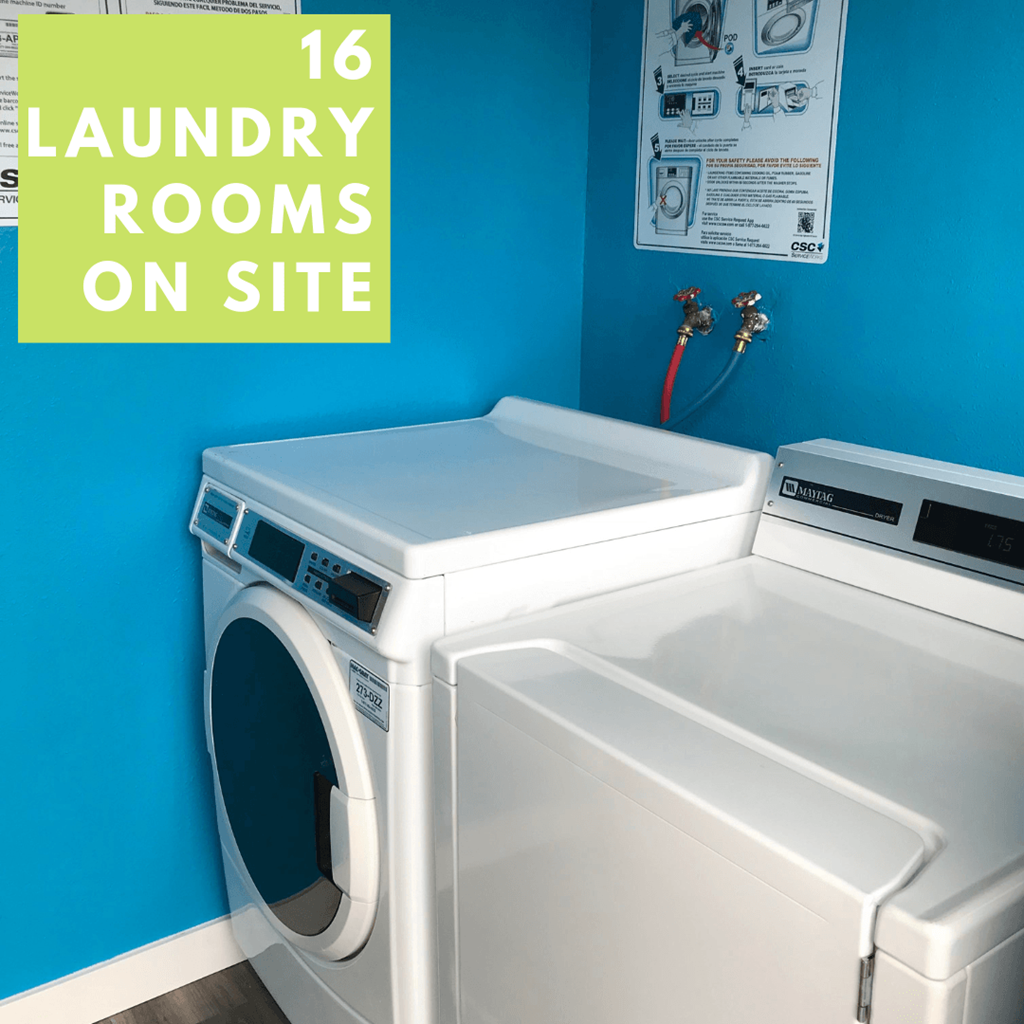 Campbell Park 16 laundry rooms
