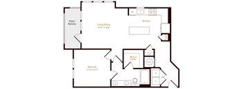 Alexan Pena Station Apartments in Denver, Colorado A5 Floor Plan