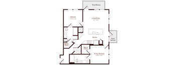 Alexan Pena Station Apartments in Denver, Colorado B1 Floor Plan