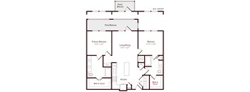 Alexan Pena Station Apartments in Denver, Colorado B4 Floor Plan