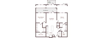 Alexan Pena Station Apartments in Denver, Colorado B4 Floor Plan