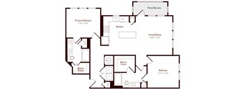 Alexan Pena Station Apartments in Denver, Colorado B6 Floor Plan