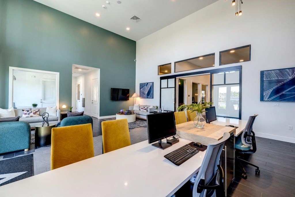 Solace at Rainier Ridge Apartments Clubhouse Lobby