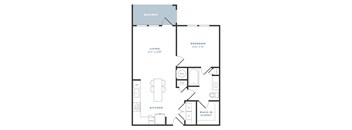 Alexan Gruene Crossing Apartments in New Braunfels, Texas A1 Floor Plan
