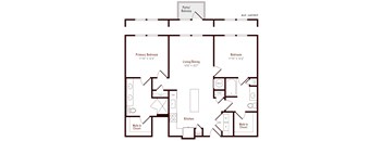 Alexan Pena Station Apartments in Denver, Colorado B3 Floor Plan