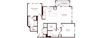 Alexan Pena Station Apartments in Denver, Colorado B6 Floor Plan