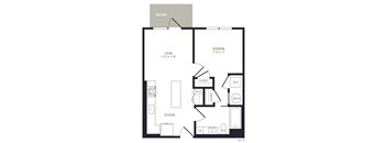 Alexan Gateway Apartments Floor Plan A1