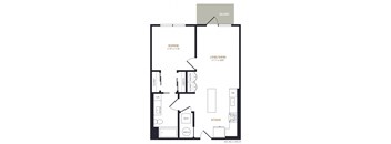 Alexan Gateway Apartments Floor Plan A3