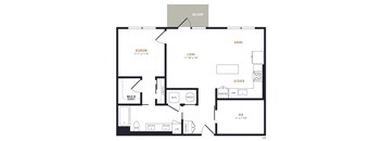 Alexan Gateway Apartments Floor Plan A4