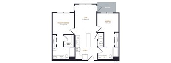 Alexan Gateway Apartments Floor Plan B1