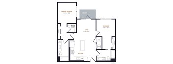 Alexan Gateway Apartments Floor Plan B2