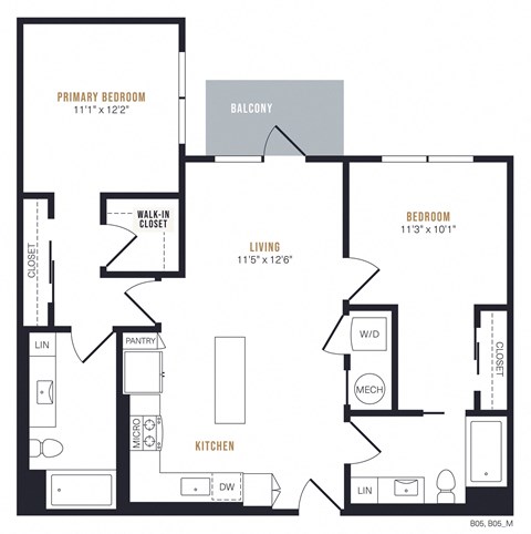 Alexan Gateway Apartments Floor Plan B2