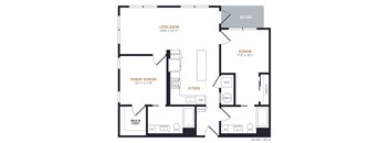 Alexan Gateway Apartments Floor Plan B3