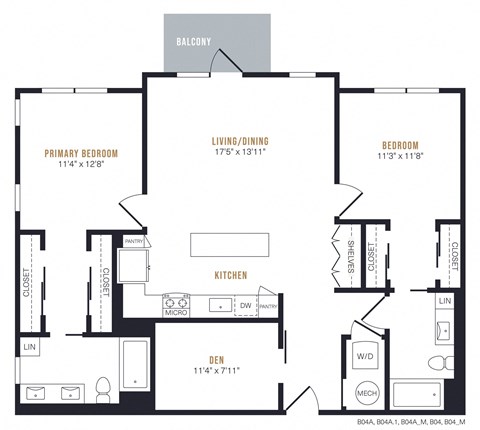 Alexan Gateway Apartments Floor Plan B4