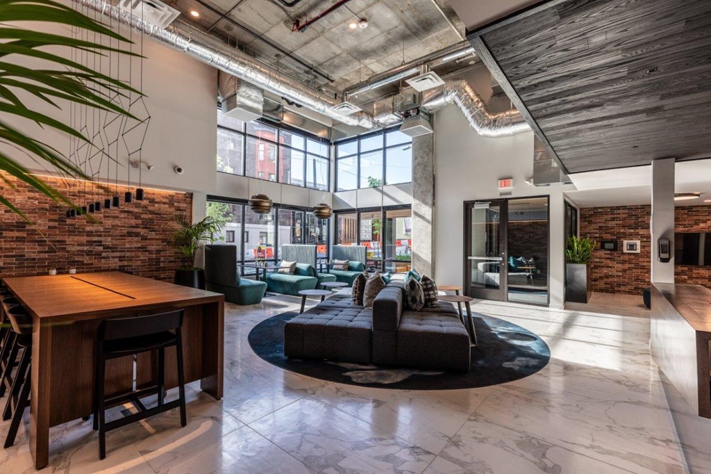 Alexan 100 Apartments Lobby Area