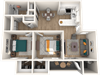 Morada Rise Apartments Alive 3D Floor Plan Morada Rise Apartments Alive 3D Floor Plan