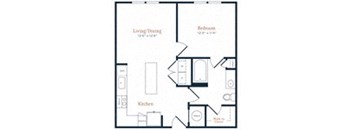 a black and white photo of a floor plan