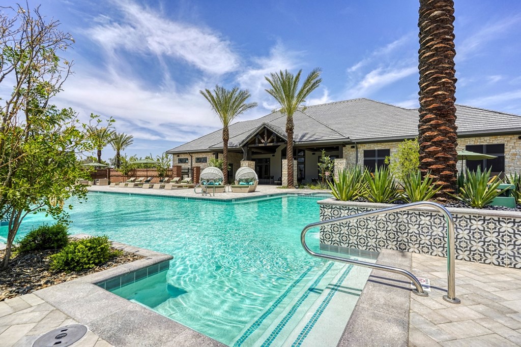 Allora Surprise Apartments in Surprise, Arizona Pool with Lounge Chairs