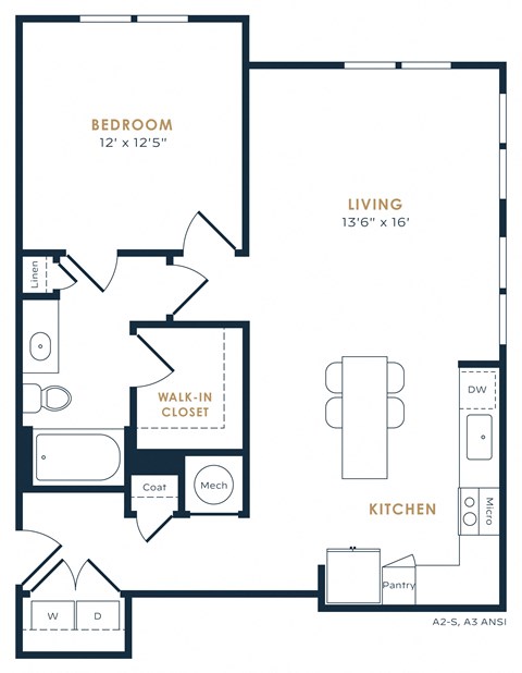 Allora District Apartments Floor Plan A3