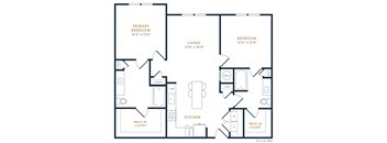 Allora District Apartments Floor Plan B1