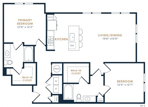 Allora District Apartments Floor Plan B2