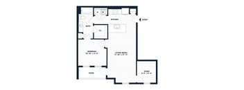 Alta Center Point Apartments in San Marcos, Texas A3 Floor Plan
