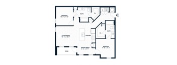 Alta Center Point Apartments in San Marcos, Texas B1.A Floor Plan