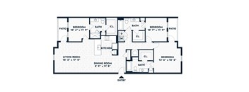 Alta Center Point Apartments in San Marcos, Texas C1.A Floor Plan