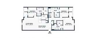 Alta Center Point Apartments in San Marcos, Texas C1 Floor Plan