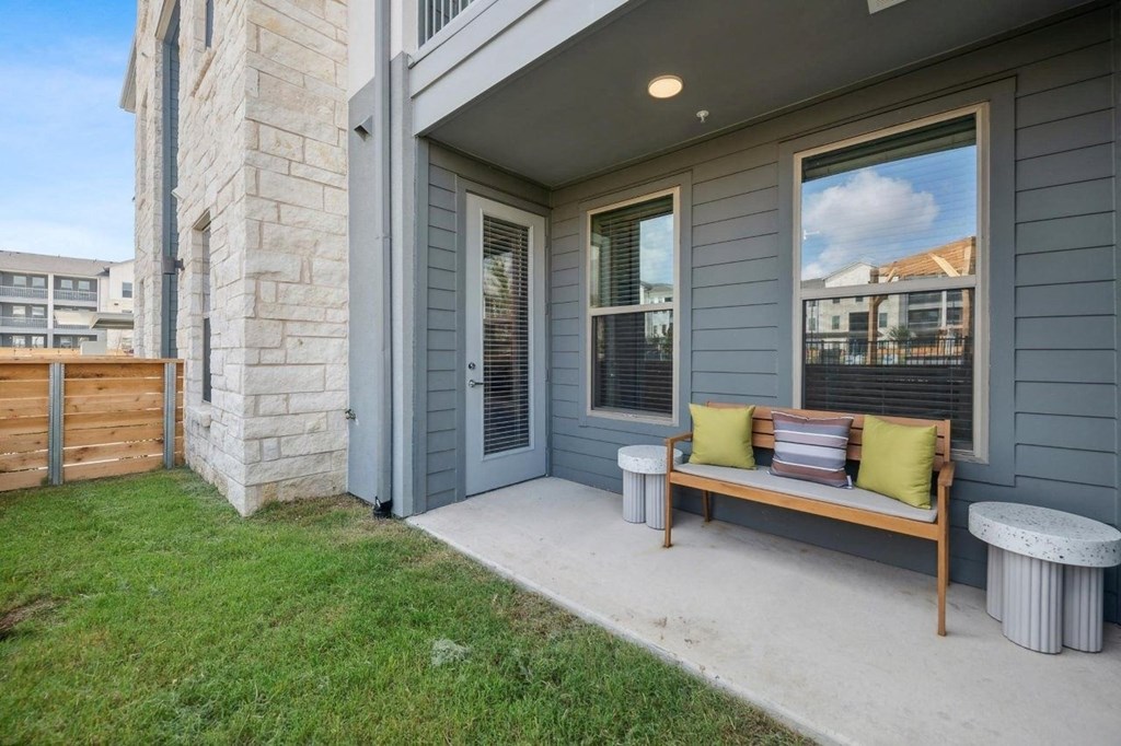 Alta Center Point Apartments in San Marcos, Texas Private Patio