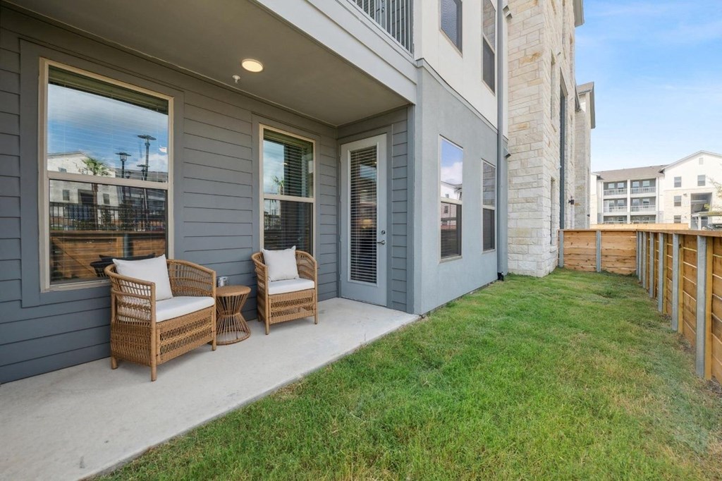 Alta Center Point Apartments in San Marcos, Texas Private Patio