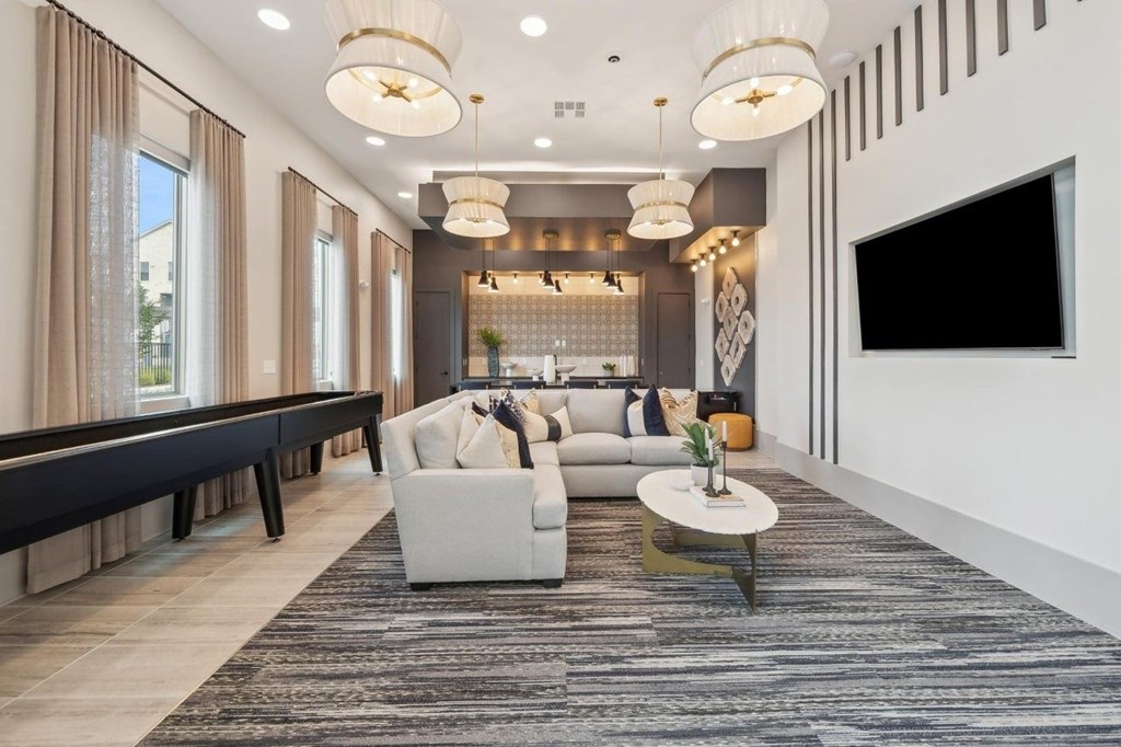 Alta Center Point Apartments in San Marcos, Texas Clubhouse Lounge